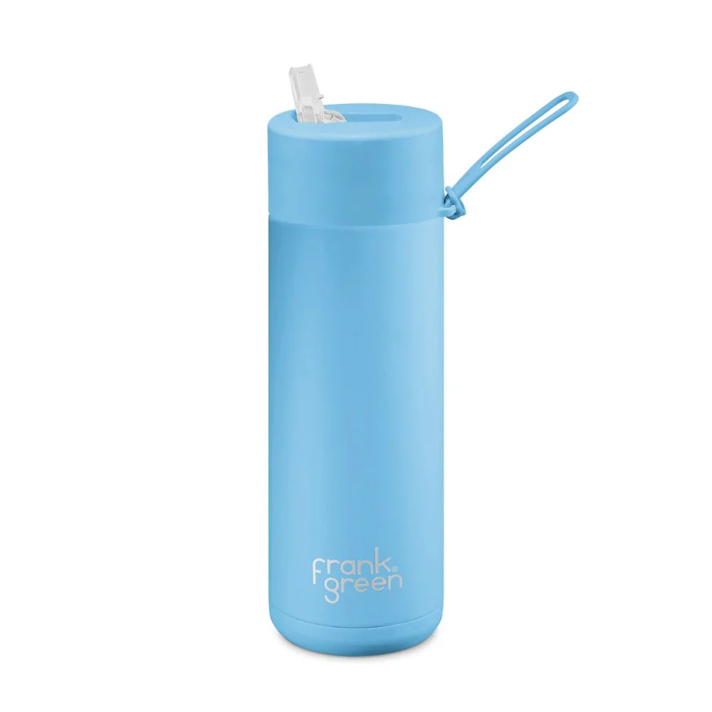 Ceramic Reusable Drink Bottle 20oz - sky blue