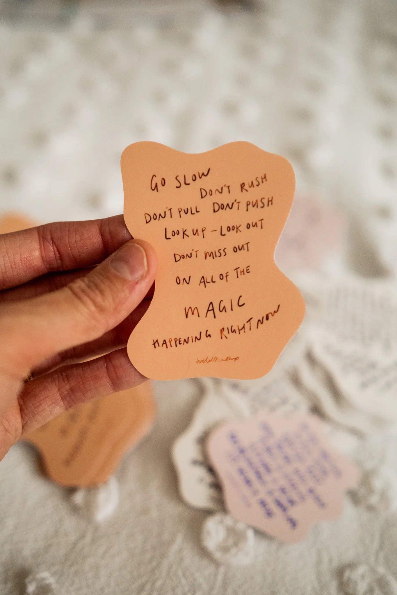 'Go Slow' Sticker - Image 3