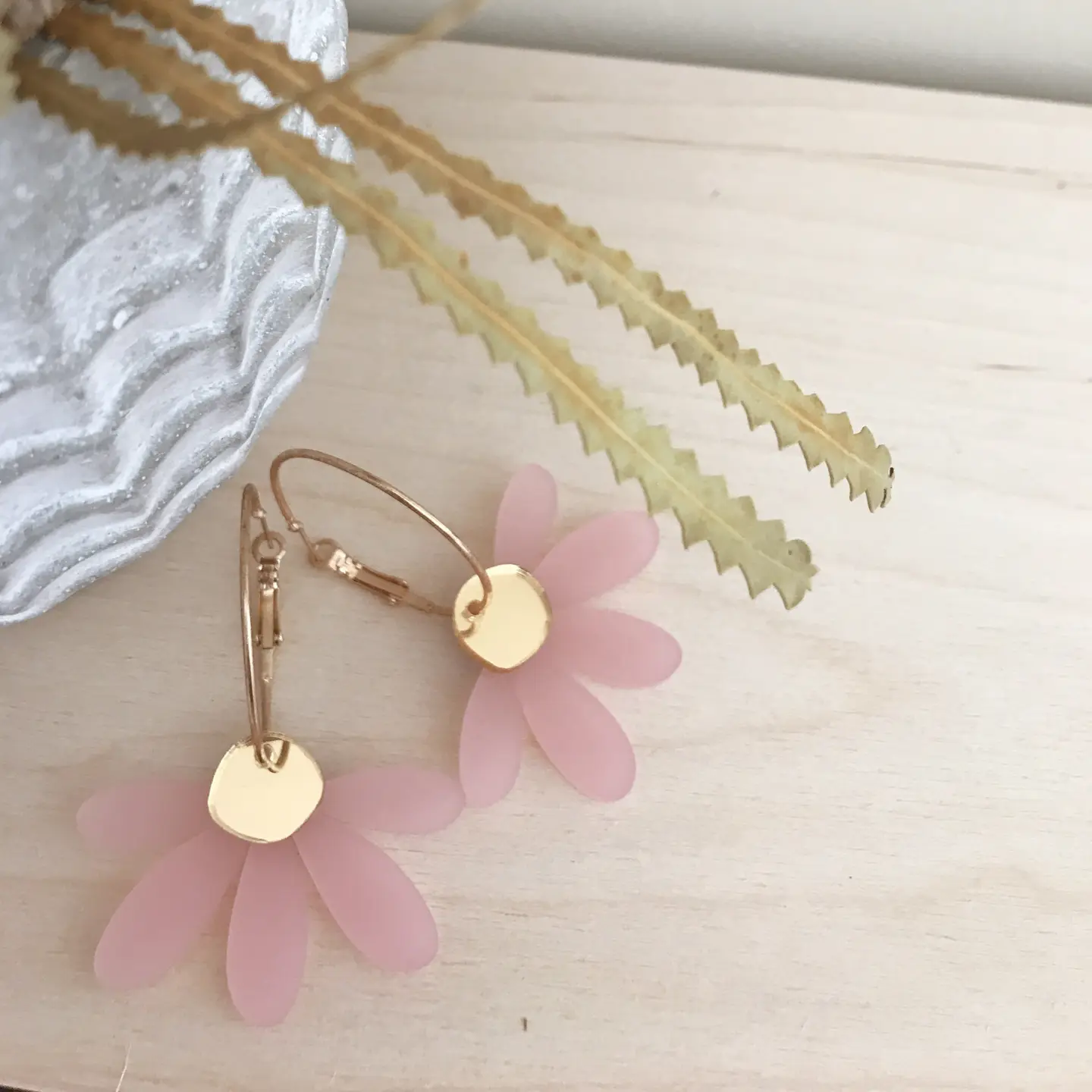 Jumbo Daisy Hoop Earrings - Image 12