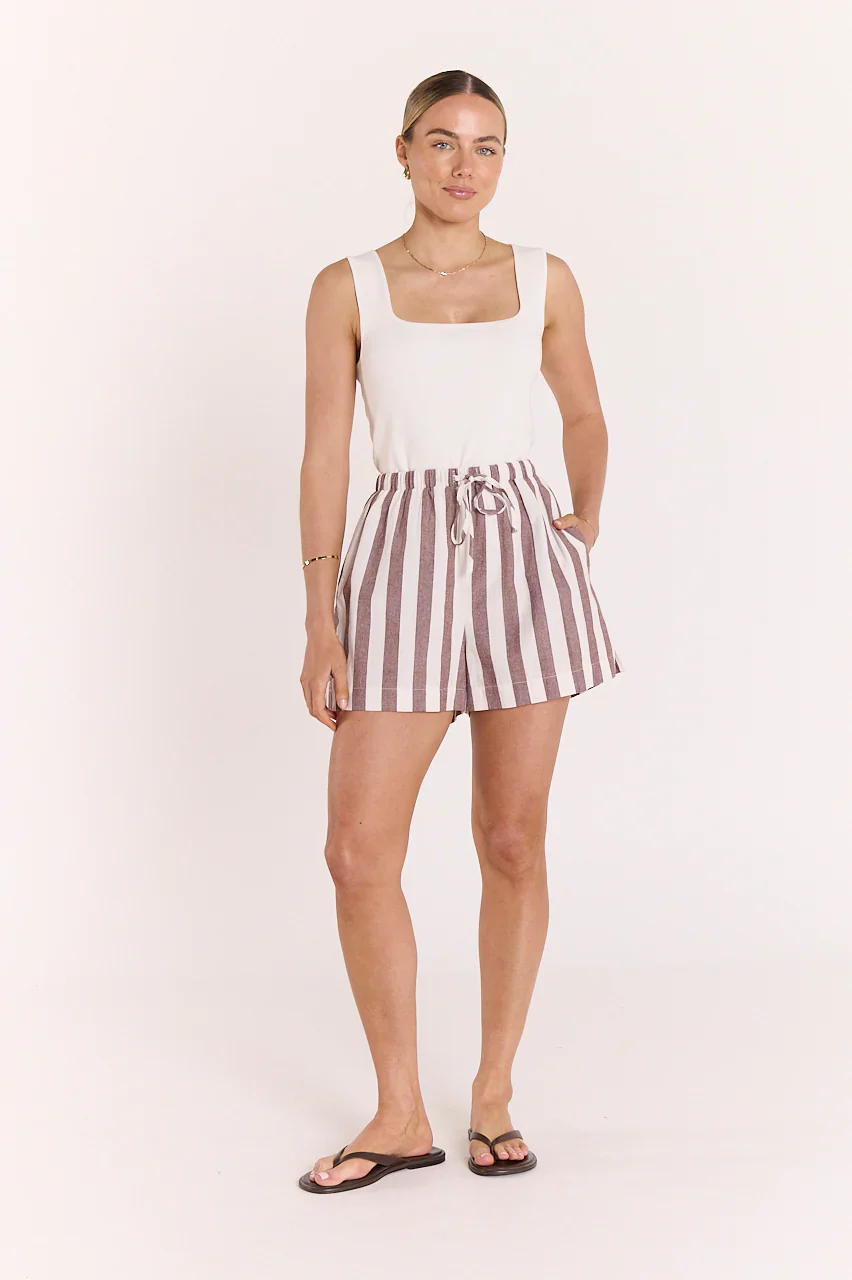 Leah Short - Chocolate Stripe - Image 3