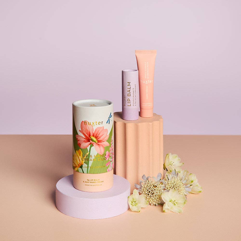 Lip & Hand Cream Duo - Limited Edition - White Florals & French Pear - Image 2