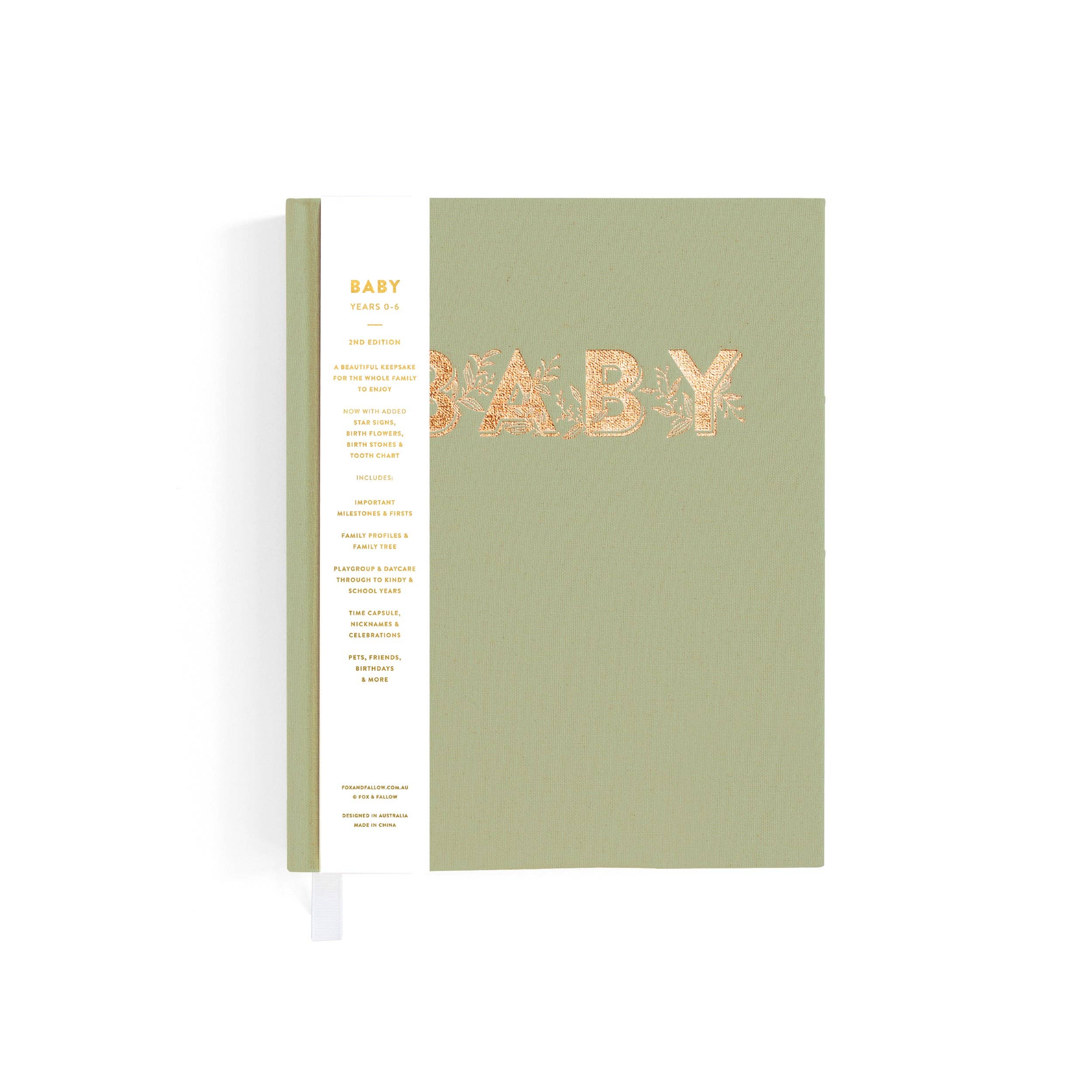Baby Book Sage -standard - Image 4