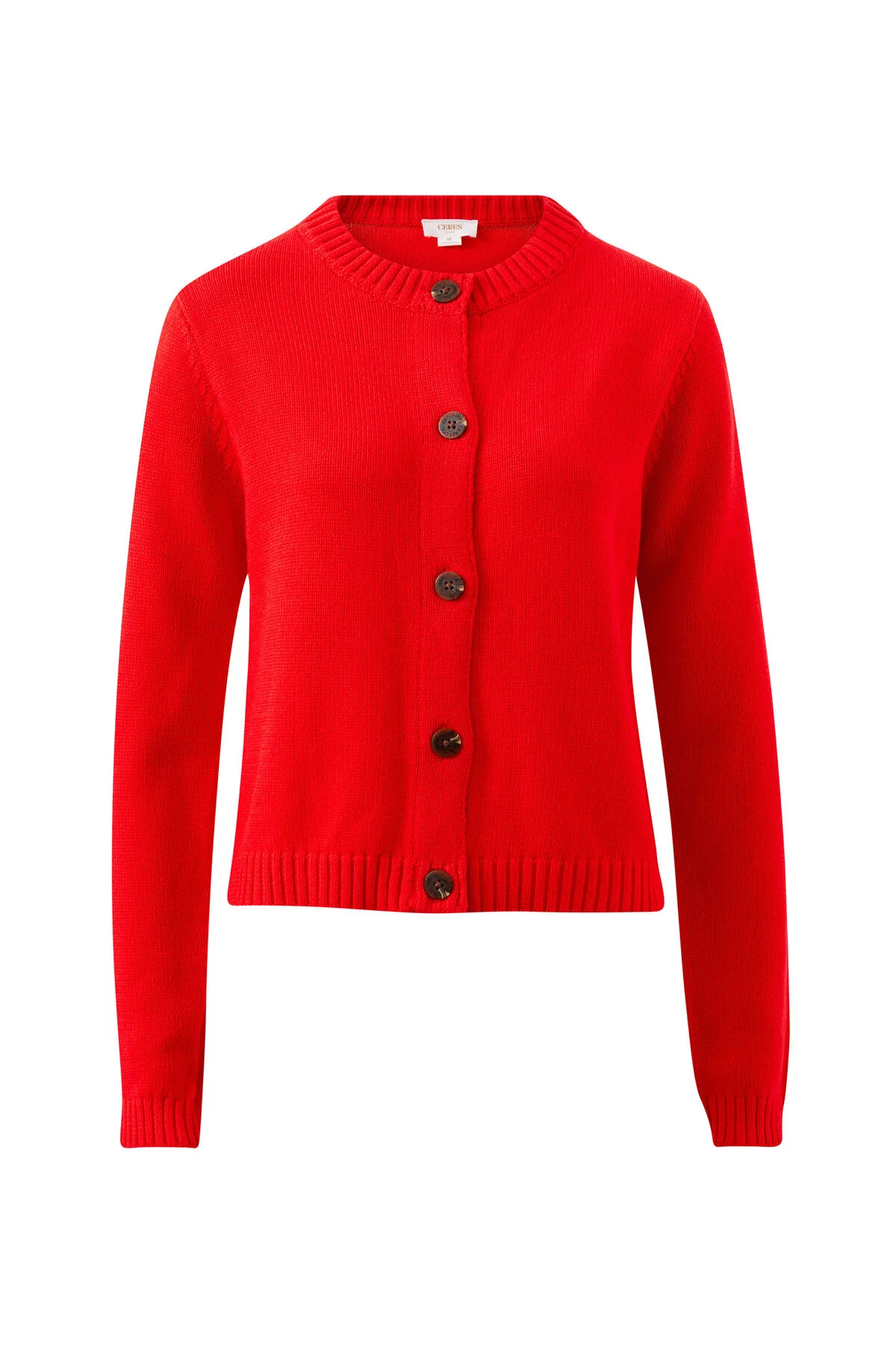 Nelly Long Sleeve Knit Cardi - fiery red - Image 2