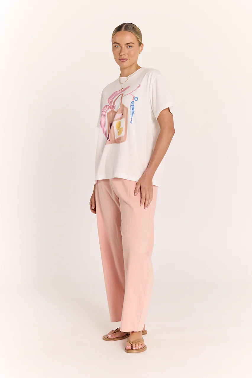 Summer Tote Graphic Tee - White - Image 3